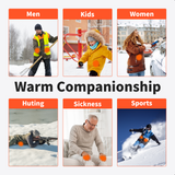 Rechargeable Hand Warmer 5000mAh with Charcoal Pattern,Portable Electric Hand Heater ,USB Battery Operated Handwarmer for Camping,Hiking,Hunting,Golf,Warm Tech Gifts(Black)(No delivery on weekends)