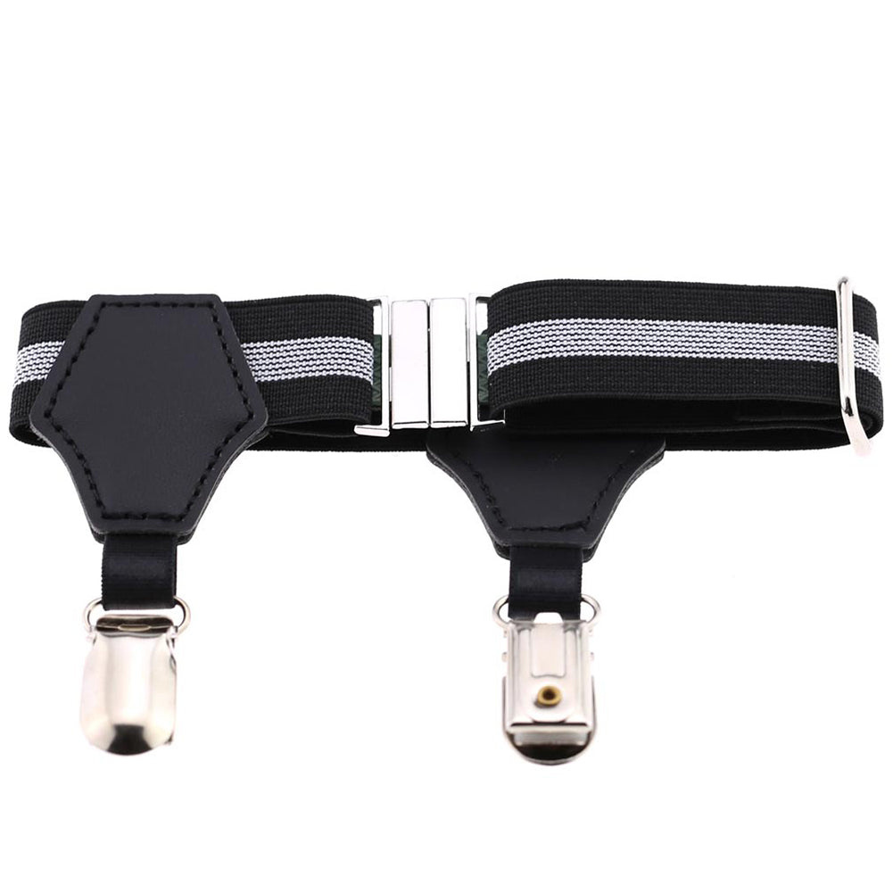 Men Women Fashion Cool Garter Suspenders black + white