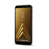 For Samsung A6 Plus 2018 Phone Holder Protective Cover with Card Pocket  red