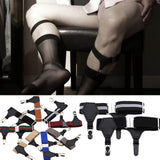 Men Women Fashion Cool Garter Suspenders wine red
