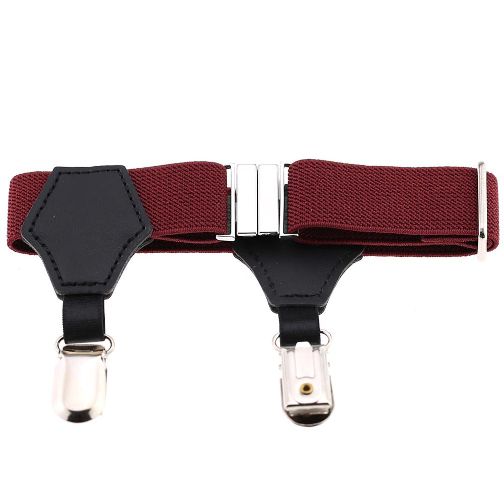 Men Women Fashion Cool Garter Suspenders wine red