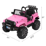 LEADZM LZ-905 Remodeled Dual Drive 45W * 2 Battery 12V7AH * 1 With 2.4G Remote Control Pink