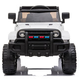 LEADZM LZ-922 Electric Car Dual Drive 35W*2 Battery 12V4.5AH*1 with 2.4G Remote Control White