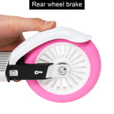 Scooter for Teens,3 Height Adjustable Easy Folding Pink