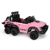 Electric 12V Battery Pink Kids Ride On Truck Car  Pickup w/ RC LED MP3