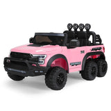 Electric 12V Battery Pink Kids Ride On Truck Car  Pickup w/ RC LED MP3