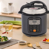 1000W Push-button stainless steel electric pressure cooker 13 in 1 cooking mode, Stainless steel color