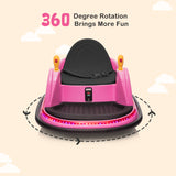 LEADZM 6V 7A.h Bumper Car Pink