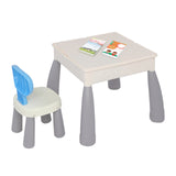 Kids Activity Table Set, Multi Activity Table Set with Storage Area, 300PCS Building Blocks