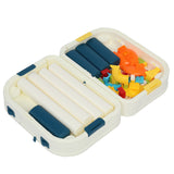 Kids Activity Table Set, Multi Activity Table Set with Storage Area, 60PCS Large Building Blocks