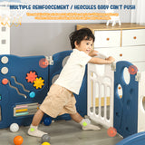 Baby Playpen for Babies and Toddlers, 12 Panels Portable Kids Play Yards Foldable Gated Fences for Crawling Kids Large Activity Area