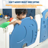 Baby Playpen for Babies and Toddlers, 12 Panels Portable Kids Play Yards Foldable Gated Fences for Crawling Kids Large Activity Area