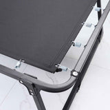 Folding Bed with Memory Foam Mattress ,Foldable Guest Bed, Cots for Adults,No Assembly Required,74.8" x 31.4 ",White