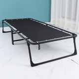 Folding Bed with Memory Foam Mattress ,Foldable Guest Bed, Cots for Adults,No Assembly Required,74.8" x 31.4 ",White