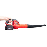 Oshion 20.00V 4.00A Handheld Wireless Lithium Leaf Blower Black Red