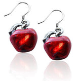 Red Apple Charm Earrings