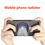 Foldable Mobile Phone Cooler Cooling Support Holder Bracket with Fan Radiator for iPhone Samsung Huawei Xiaomi Smartphone Tablet black