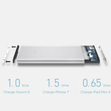Xiaomi Power Bank 2 Protable 5000mAh External Battery Powerbank for Android iPhone Smartphone Silver