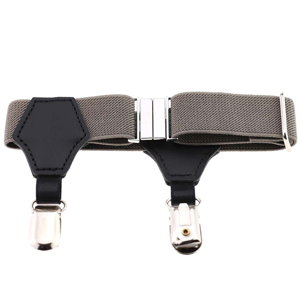 Men Women Fashion Cool Garter Suspenders silver