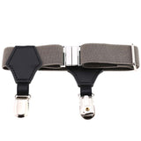 Men Women Fashion Cool Garter Suspenders silver