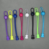 Lock Laces No Tie Elastic Shoelaces for Kids & Adults - Stretch Shoe Laces for Sneakers  Black_100cm