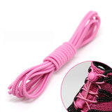 Lock Laces No Tie Elastic Shoelaces for Kids & Adults - Stretch Shoe Laces for Sneakers  Black_100cm