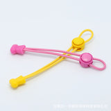 Lock Laces No Tie Elastic Shoelaces for Kids & Adults - Stretch Shoe Laces for Sneakers  Black_100cm