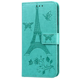 For iPhone12 mini Phone Case 5.4 Inches Card Slot Phone Bracket Mobile Phone Cover green