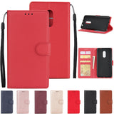 Ultra Slim PU Full Protective Cover Non-slip Shockproof Cell Phone Case with Card Slot for Xiaomi Redmi note 4 brown