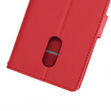 Ultra Slim PU Full Protective Cover Non-slip Shockproof Cell Phone Case with Card Slot for Xiaomi Redmi note 4 blue