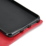 Ultra Slim PU Full Protective Cover Non-slip Shockproof Cell Phone Case with Card Slot for Xiaomi Redmi note 4 blue