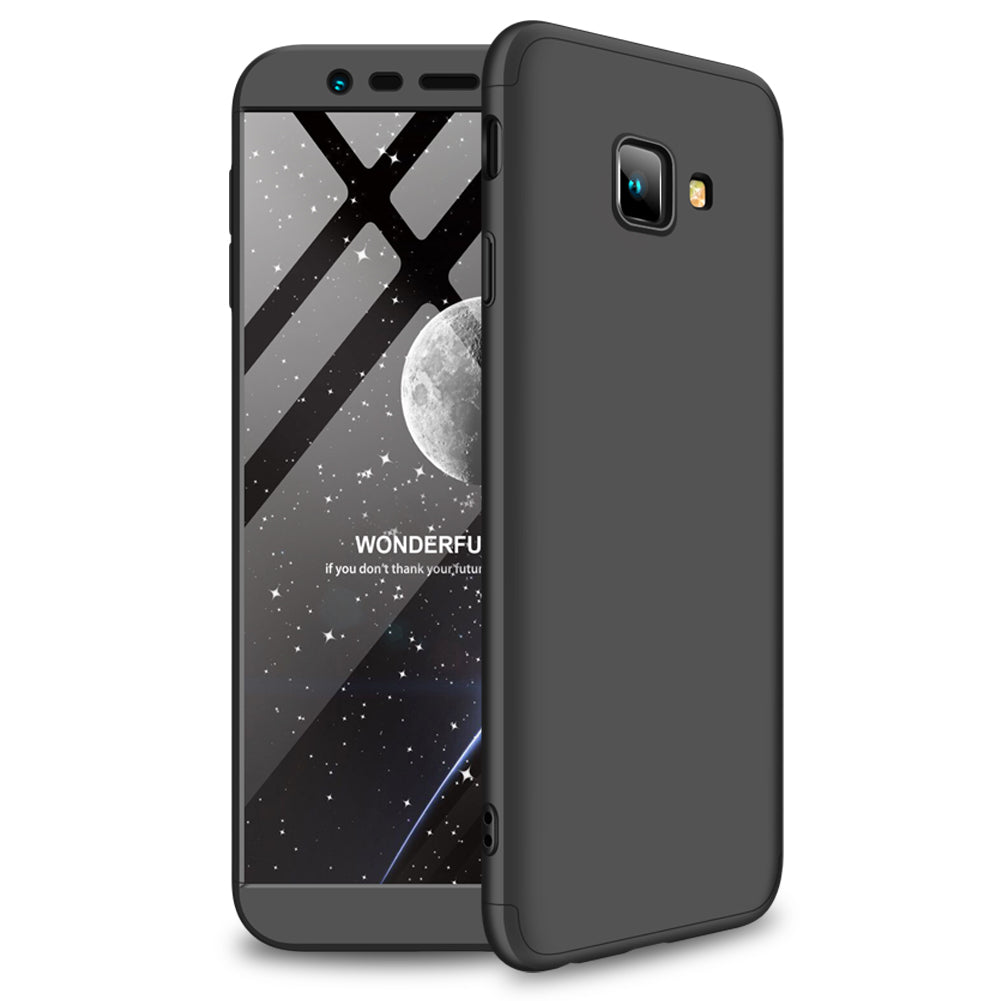 For Samsung J4 Plus/ J4 Prime 3 in 1 360 Degree Non-slip Shockproof Full Protective Case black_Samsung J4 Plus/ J4 Prime