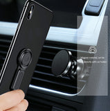 Dual Apple Interface Ring Bracket Adapter USAMS 3.5mm Audio and Charger Phone Holder 2A Fast Charging OTG Adapter for iPhone iOS+3.5mm interface