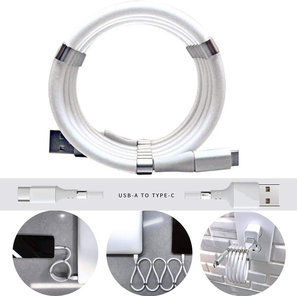 One Meter Data Charging Cable Magnetic Absorption Type C Line  type-C interface