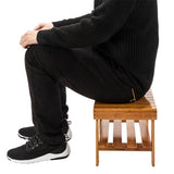 Children Bench Stool Bamboo Wood Color