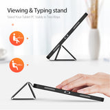 DUX DUCIS for iPad Pro 12.9 2020 Fall Resistant Smart Stay Cover Leather Protective Case with Pen Holder  black