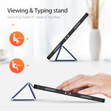 DUX DUCIS for iPad Pro 12.9 2020 Fall Resistant Smart Stay Cover Leather Protective Case with Pen Holder  blue