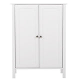 Double Doors Bathroom Cabinet White