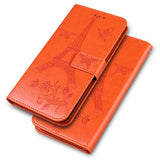 For iPhone12Promax Phone Cover 6.7Inch Mobile Phone Cover with Card Slot Phone Bracket purple