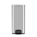 Rectangle, Stainless Steel, Soft-Close, Step Trash Can, 8 Gallon/30L **