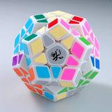 Dayan Megaminx 1 White 12-axis 3-rank Dodecahedron Magic Cube