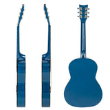 38 inch Folk Guitar with Bag & Board &Belt & Liquid Crystal Tuner & Strings Set **