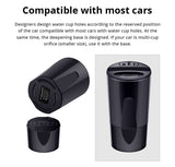 Fast Wireless Car Charger Cup for Samsung S9 S8 Note10 9 Qi Wireless Charging Car Cup for Phone 10W Universal black