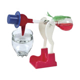 Creative Non-Stop Liquid Drinking Glass Lucky Bird Funny Duck Drink Water Desk Toy Perpetual Motion red