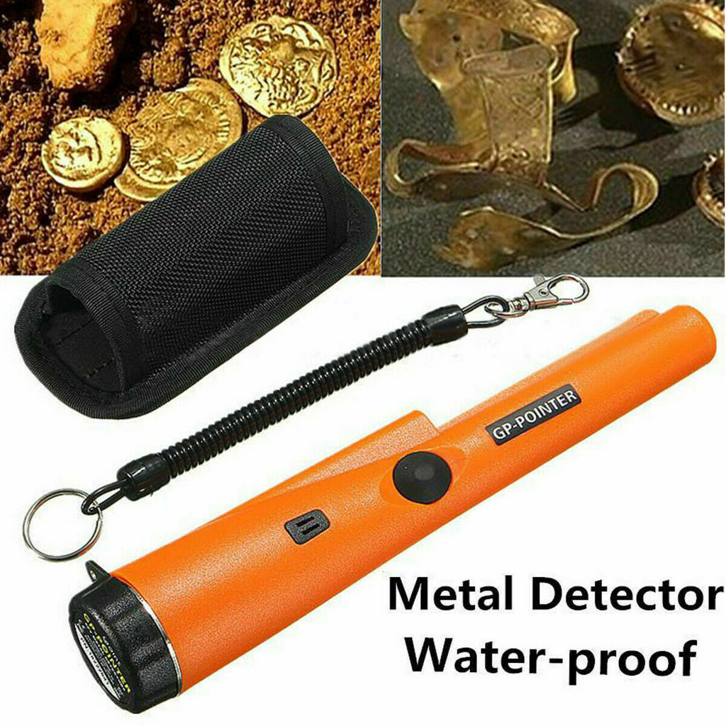 Pin Pointer Probe Pinpoint Metal Detectors with Holster Treasure Unearthing Tool  Orange