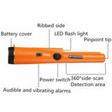 Pin Pointer Probe Pinpoint Metal Detectors with Holster Treasure Unearthing Tool  Orange