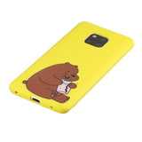 For HUAWEI MATE 20 pro Pure Color Phone Cover Cute Cartoon Phone Case Lightweight Soft TPU Phone Case with Matching Pattern Adjustable Bracket 8