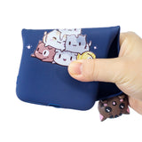 For XIAOMI Redmi NOTE 4X/NOTE 4 3D Cute Coloured Painted Animal TPU Anti-scratch Non-slip Protective Cover Back Case Light blue