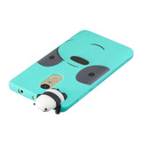For XIAOMI Redmi NOTE 4X/NOTE 4 3D Cute Coloured Painted Animal TPU Anti-scratch Non-slip Protective Cover Back Case Light blue