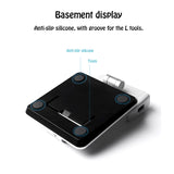 Full Motion 4-13 inch Tablet Holder Mobile Phone Smartphone Stand Universal Foldable Lazy Tablet PC Support  Silver